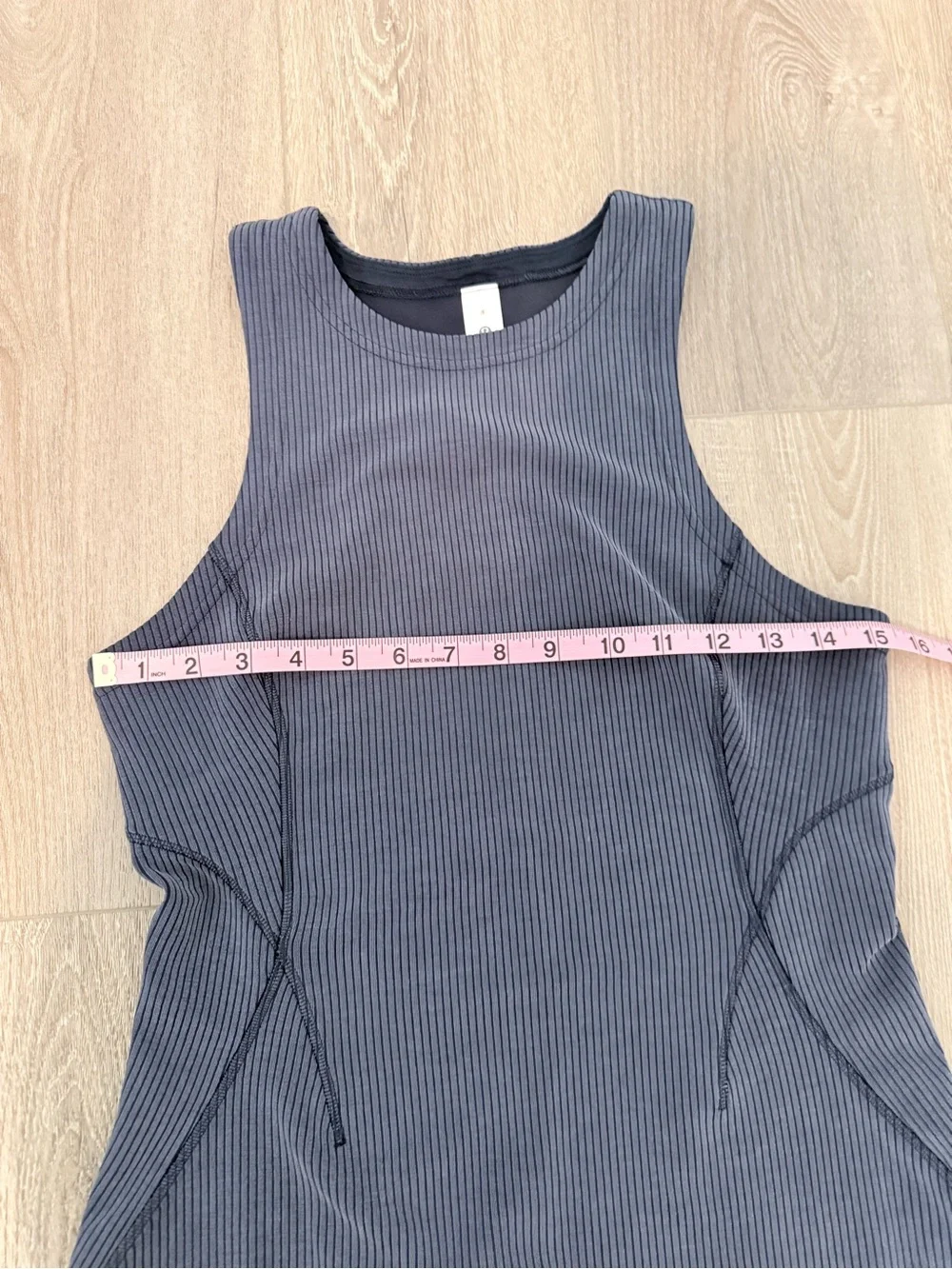 lululemon athletica Navy Ribbed Sleeveless Shift Dress